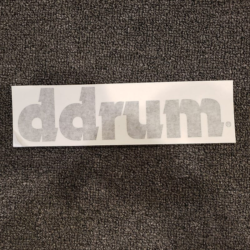 Autocollant de remplacement du logo noir ddrum